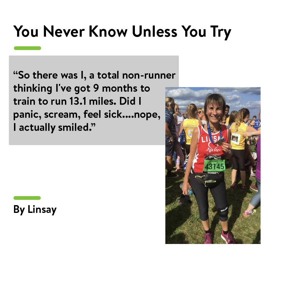 You Never Know Unless You Try by Linsay