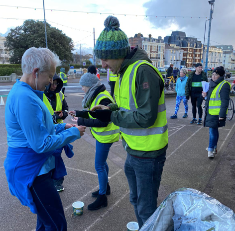 Volunteering at parkrun for the 1st time! by Craig