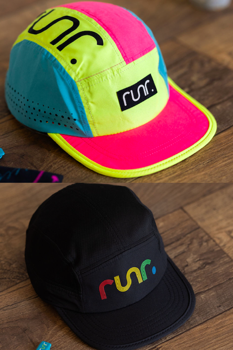 Runr Amsterdam & 80's Technical Running Hat Bundle