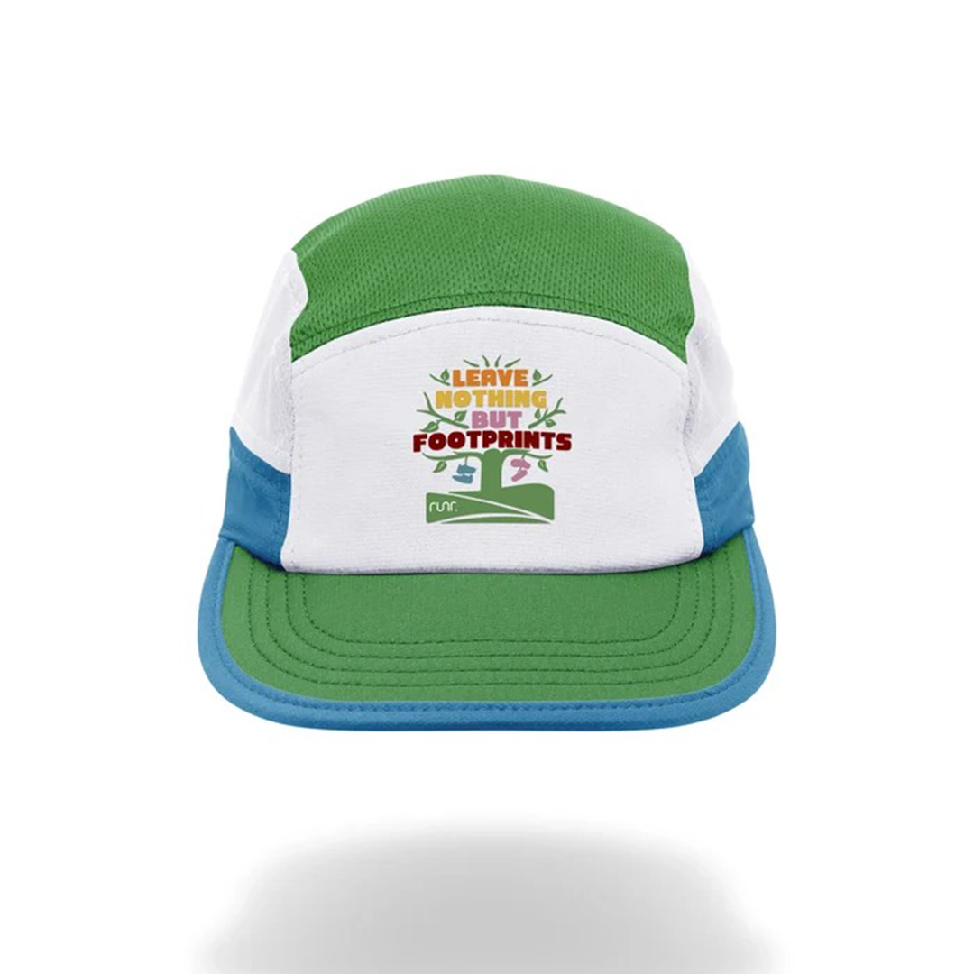 Runr 'Leave Nothing But Footprints' Trails Technical Running Hat