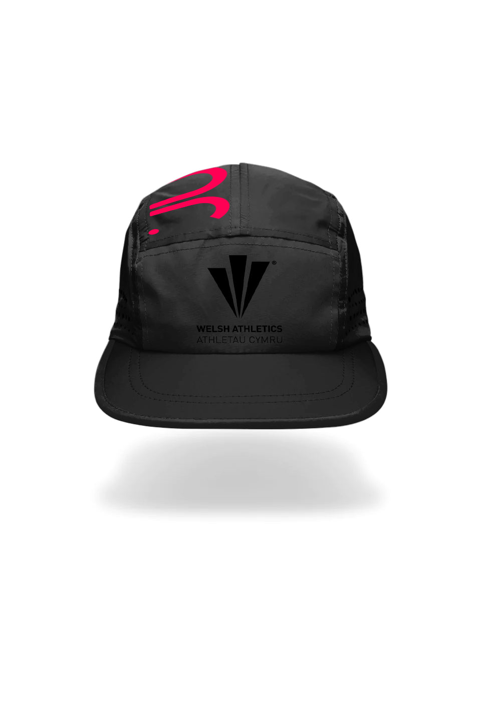 Runr X Welsh Athletics Running Hat - Black & Red