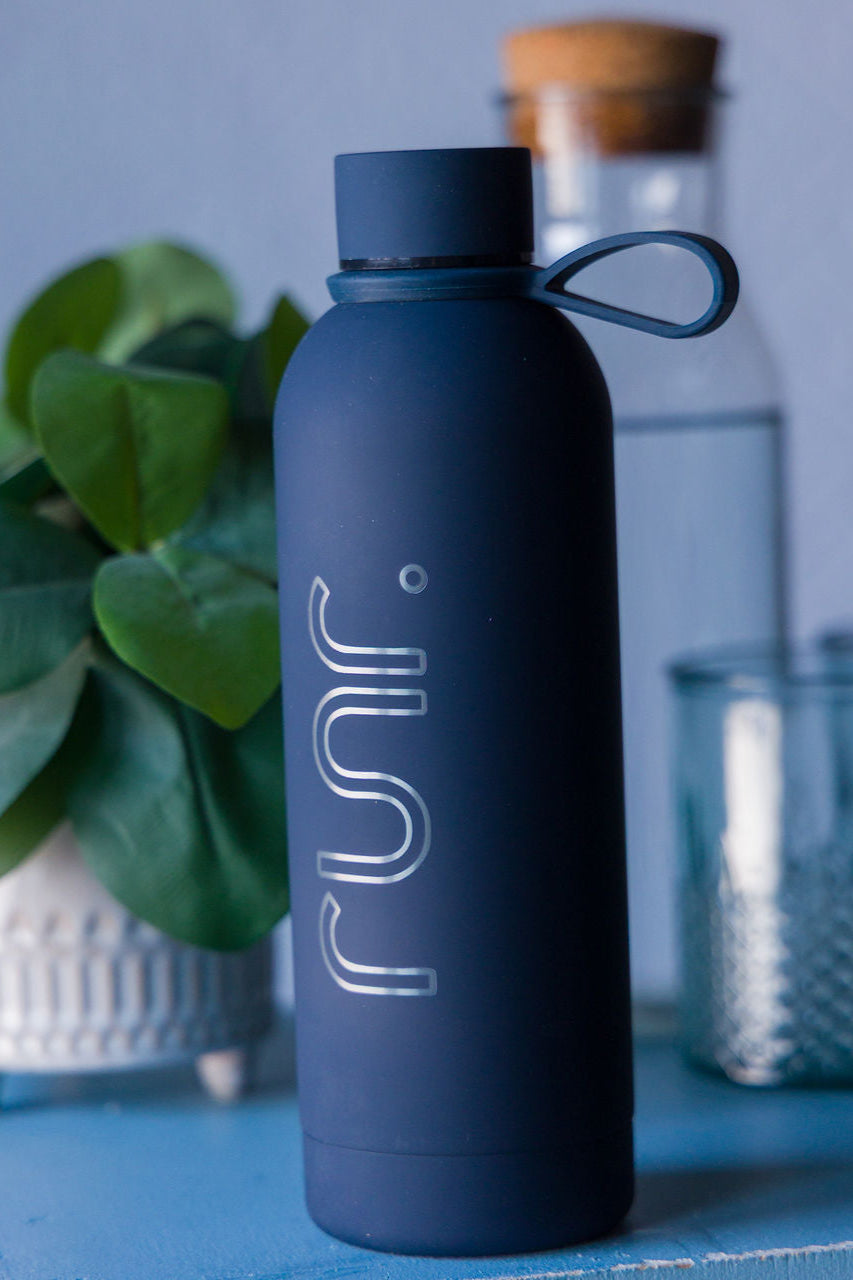 Runr Water Bottle - Navy