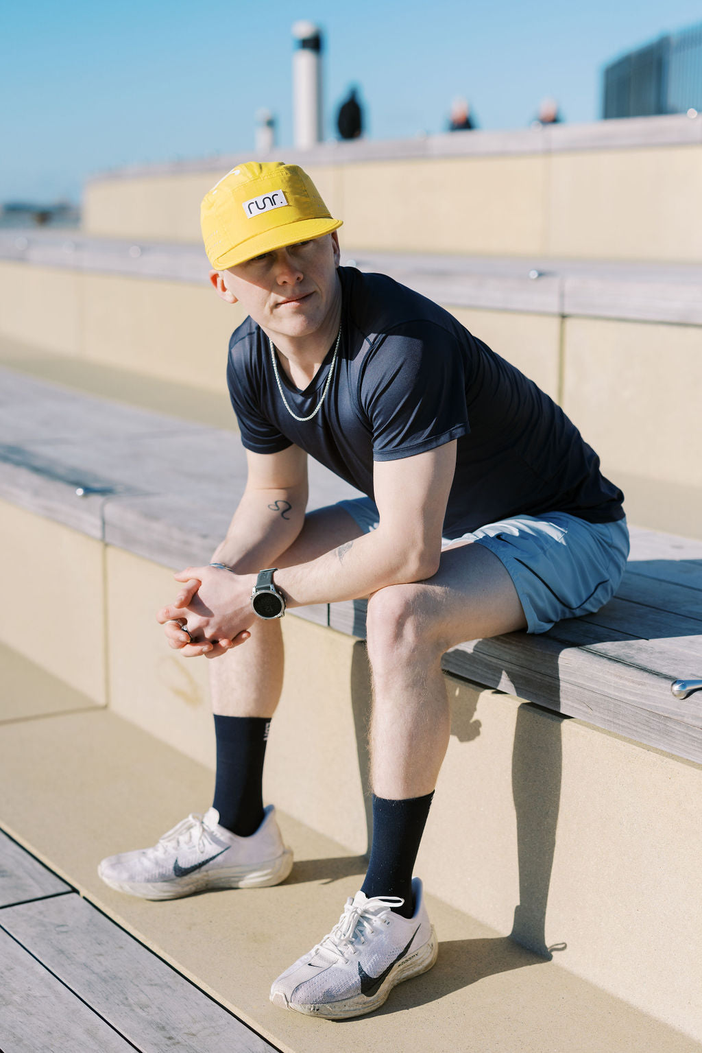 Runr Madrid Technical Running Hat1