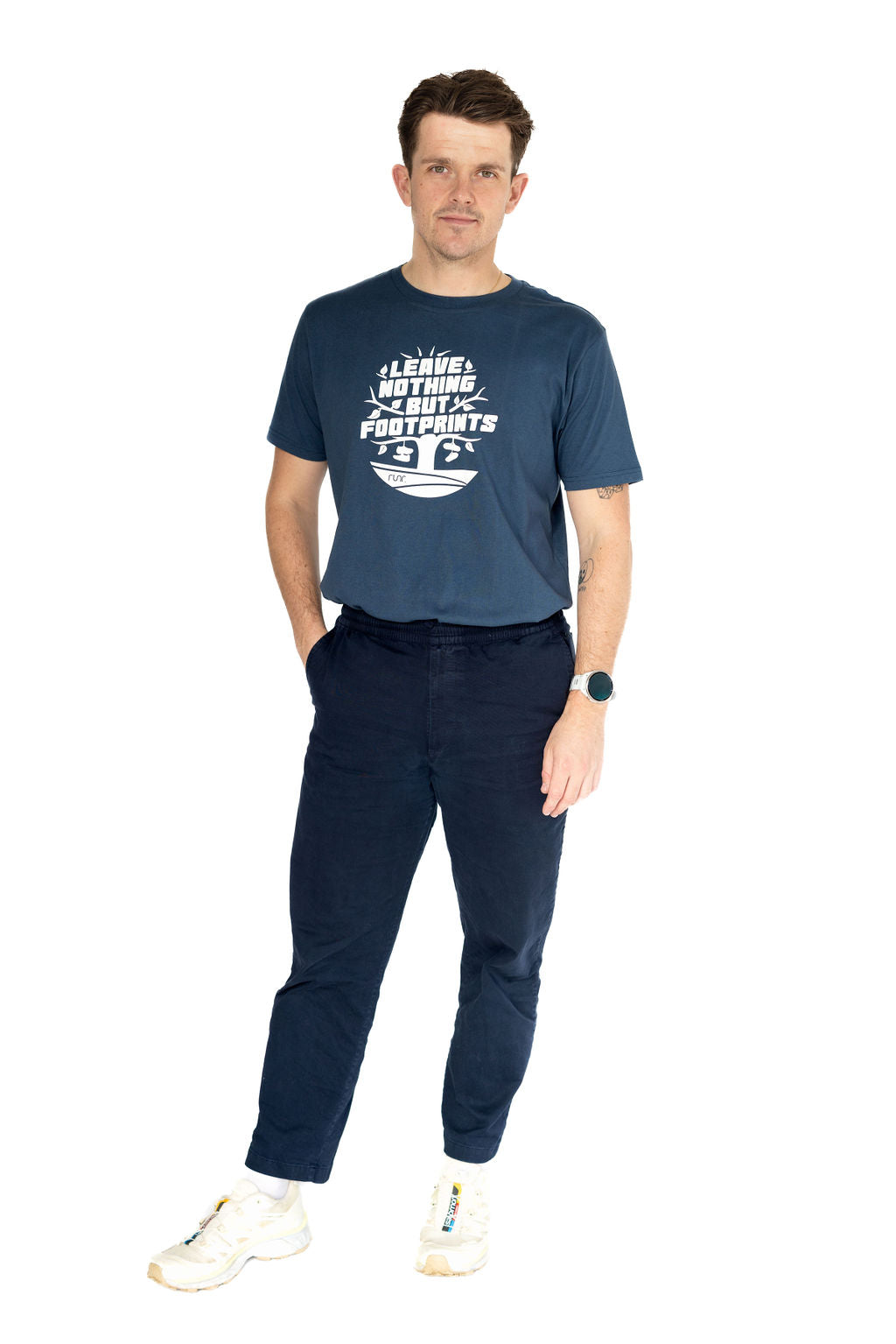 Men's 'Leave Nothing But Footprints' Trail Runr T-Shirt