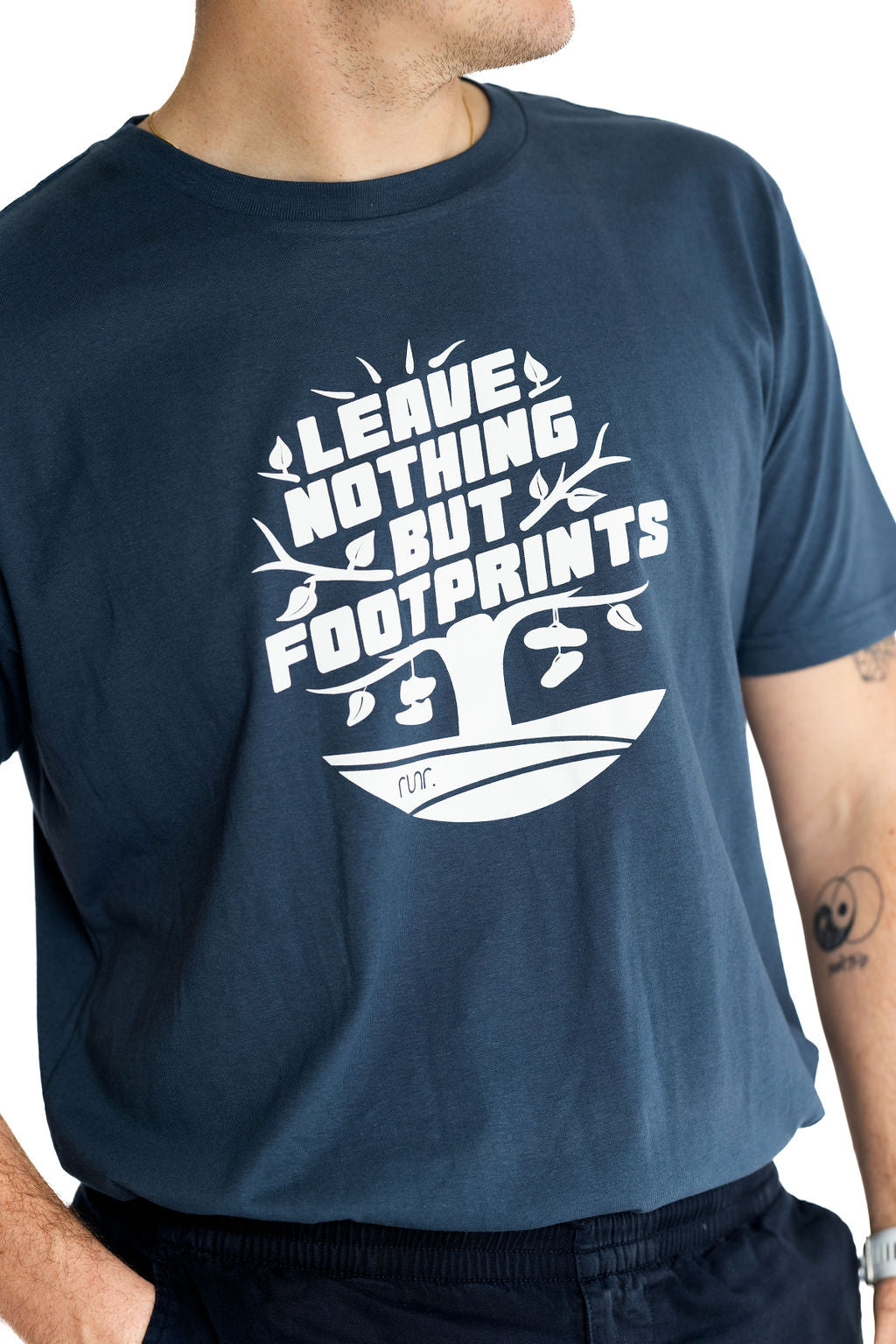 Men's 'Leave Nothing But Footprints' Trail Runr T-Shirt