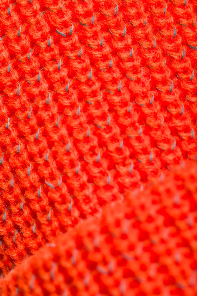 Runr Midnight Coral Reflective Beanie Hat