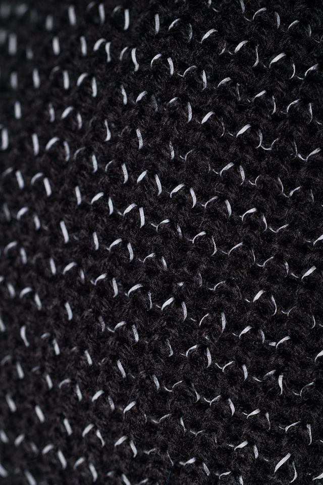 Runr Midnight Black Reflective Bobble Hat