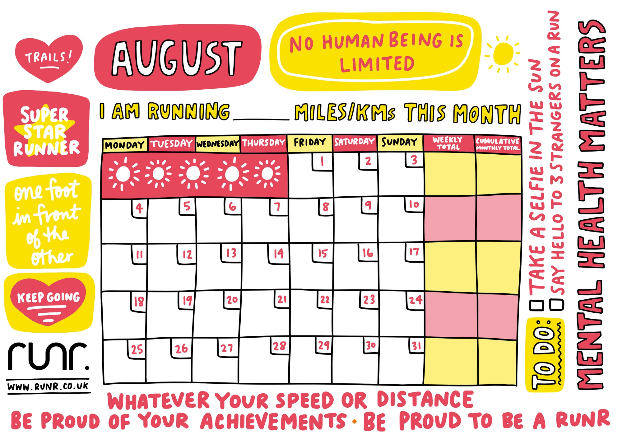 August 2025 Mileage Tracker - Free to Download!