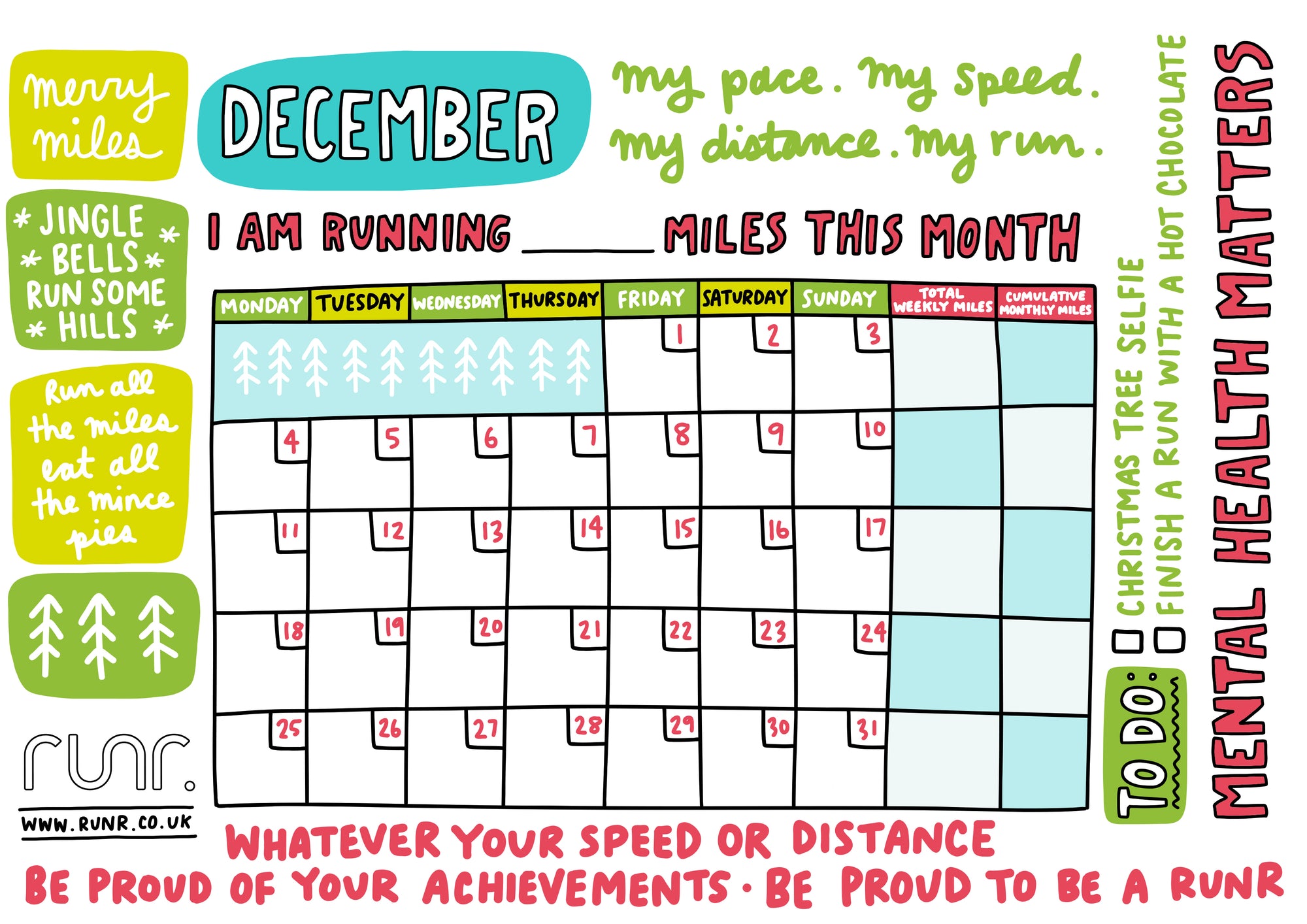 December 2023 Mileage Tracker - Free to Download!