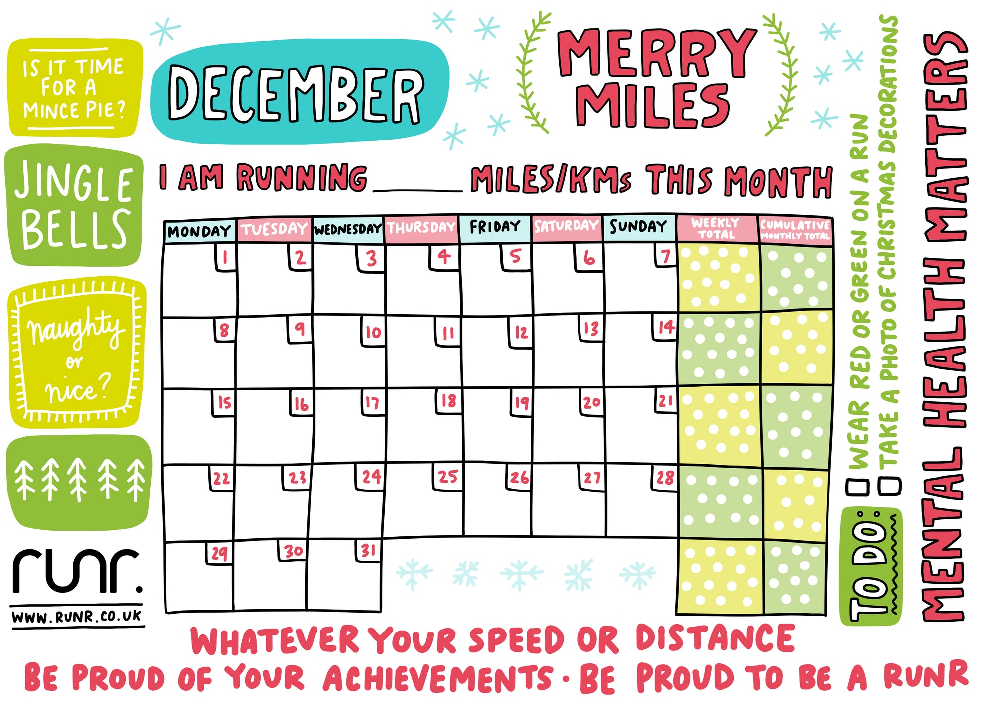 December 2025 Mileage Tracker - Free to Download!