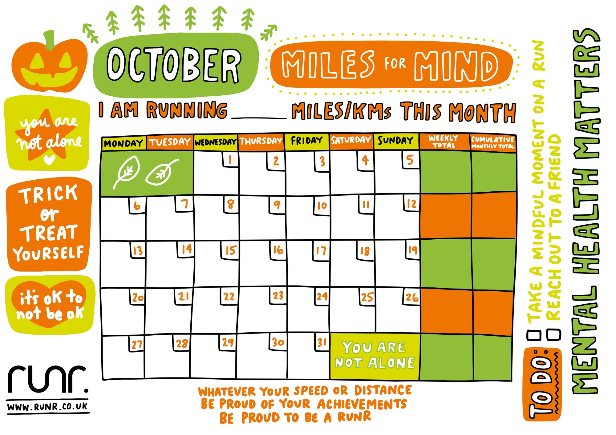 October 2025 Mileage Tracker - Free to Download!