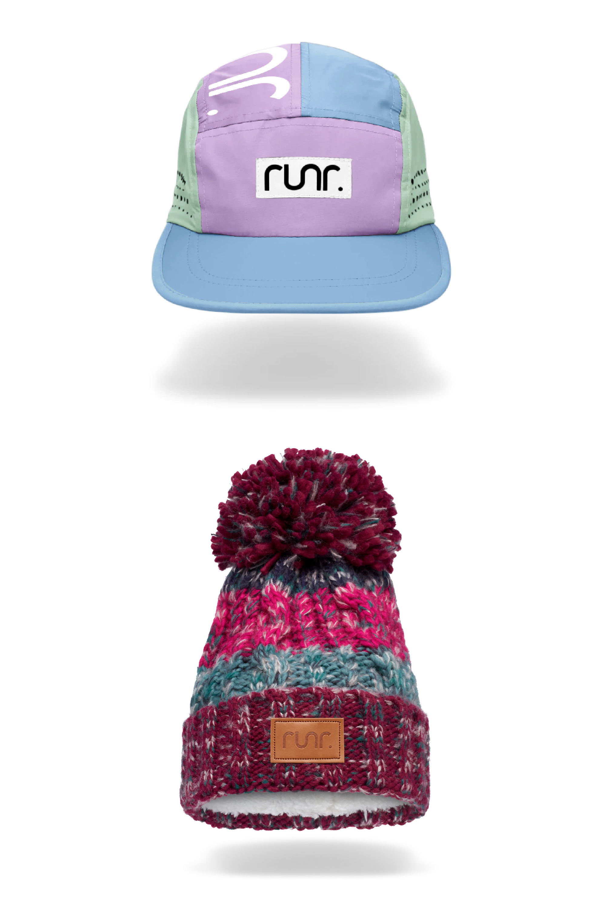 Runr Sydney Running Hat & Aspen Winter Bobble Hat Bundle
