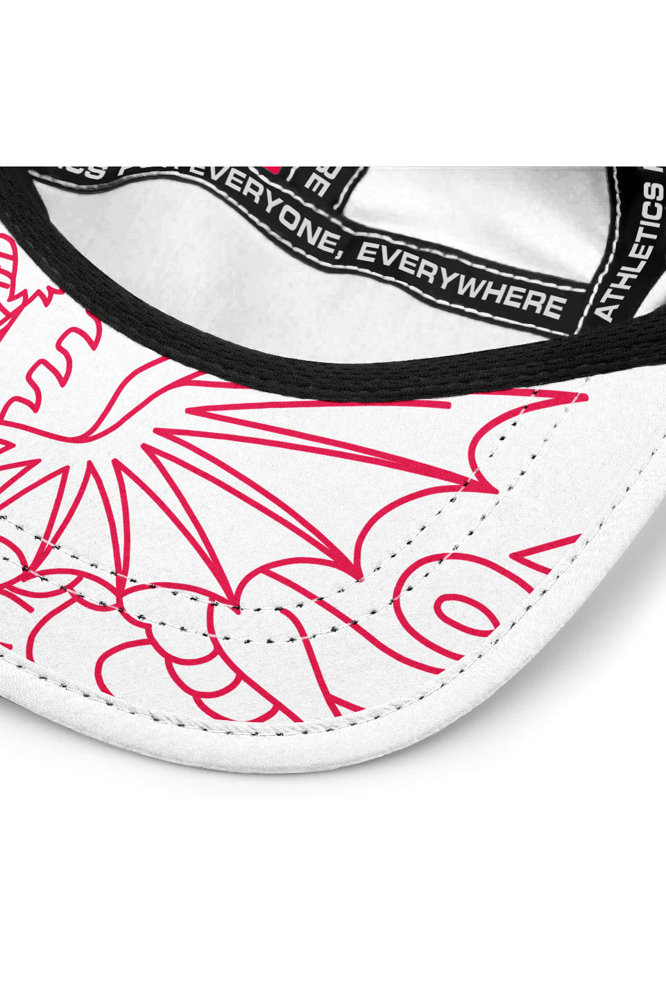 Runr X Welsh Athletics Running Hat - Red & White