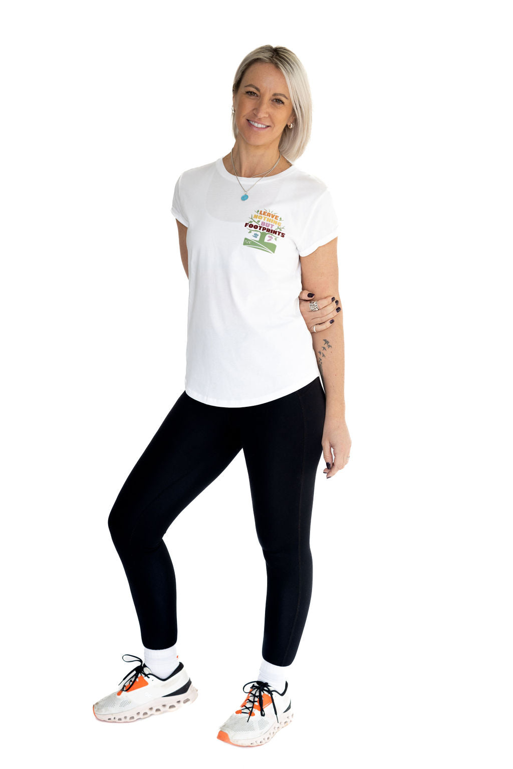 Women's Explore & Leave Nothing But Footprints Runr T-Shirt