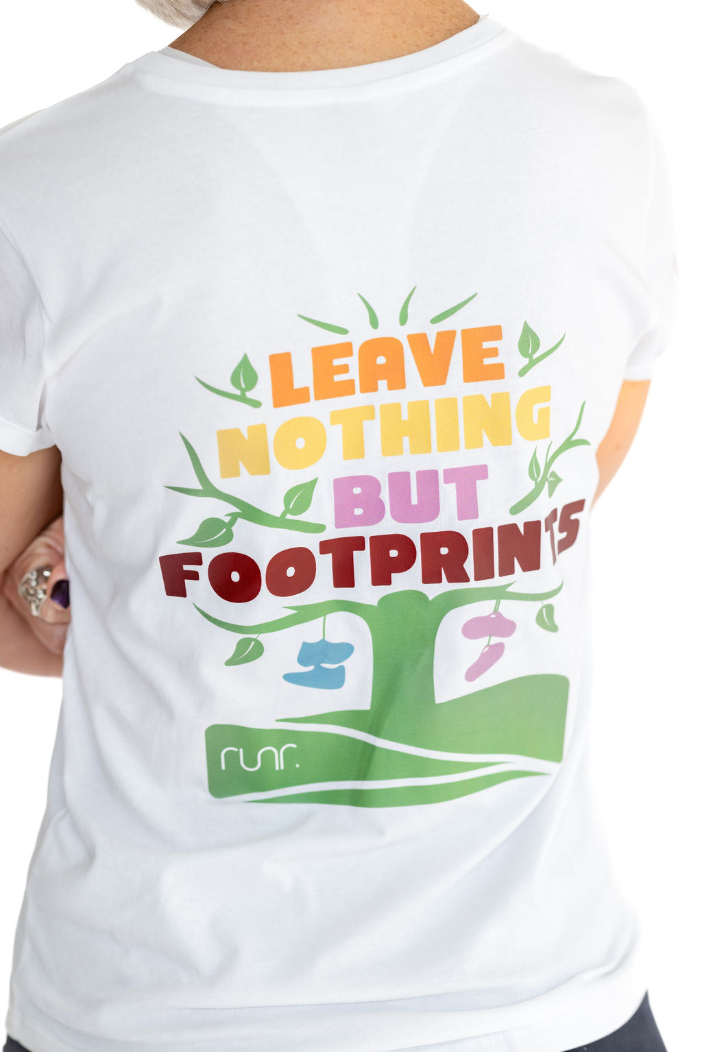 Women's Explore & Leave Nothing But Footprints Runr T-Shirt