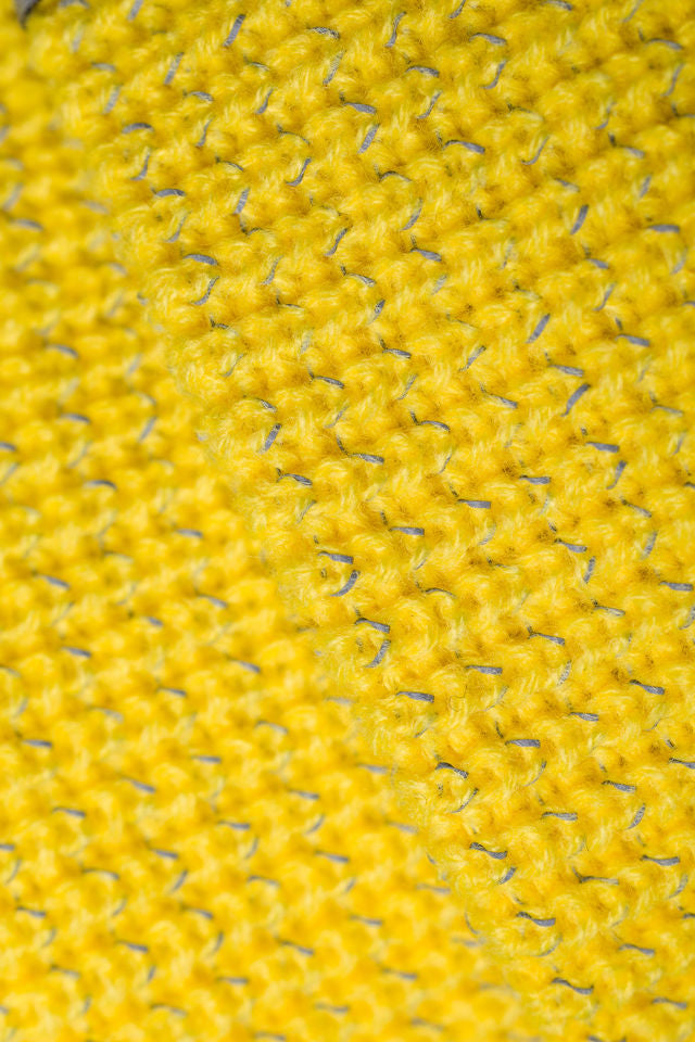 Runr Midnight Yellow Reflective Beanie Hat