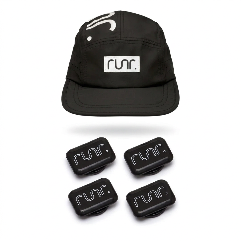 Berlin hat above Midnight Black race number magnets