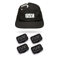 Berlin hat above Midnight Black race number magnets