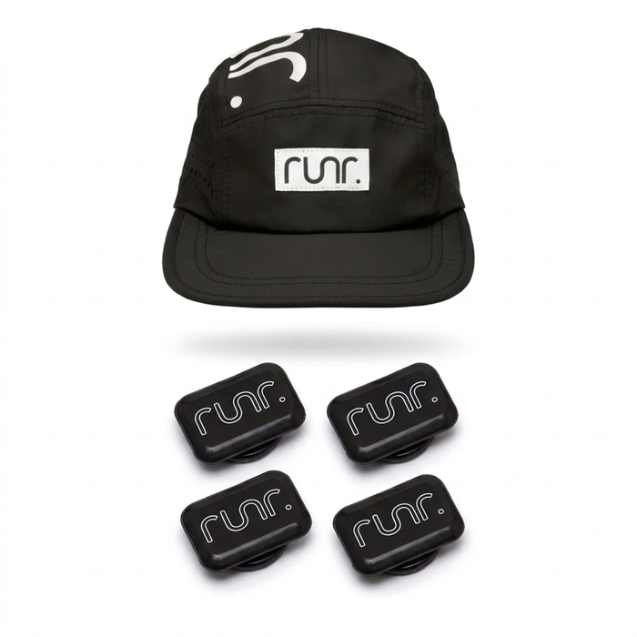 Berlin hat above Midnight Black race number magnets