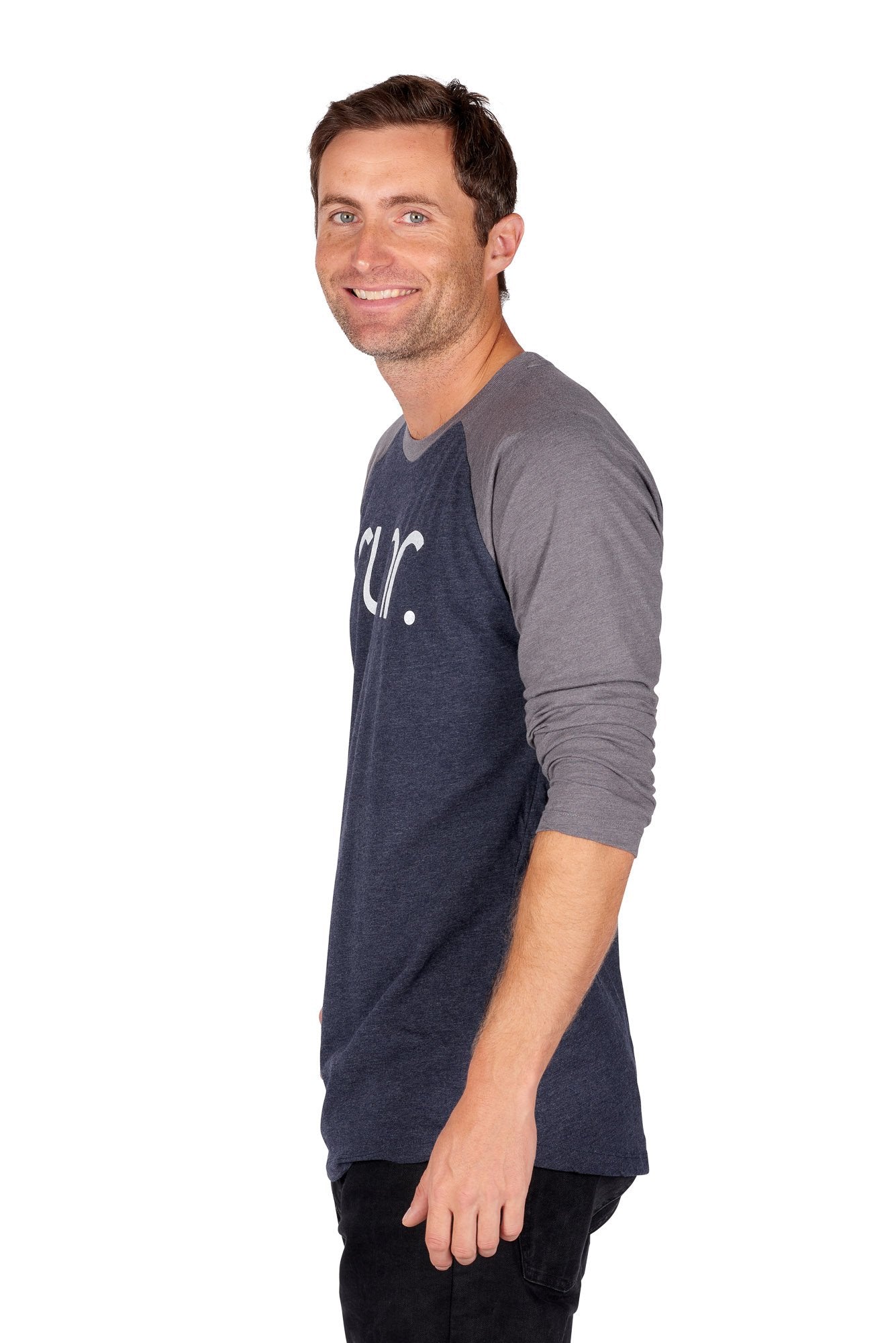 Men's Baseball Runr T-Shirts - Navy