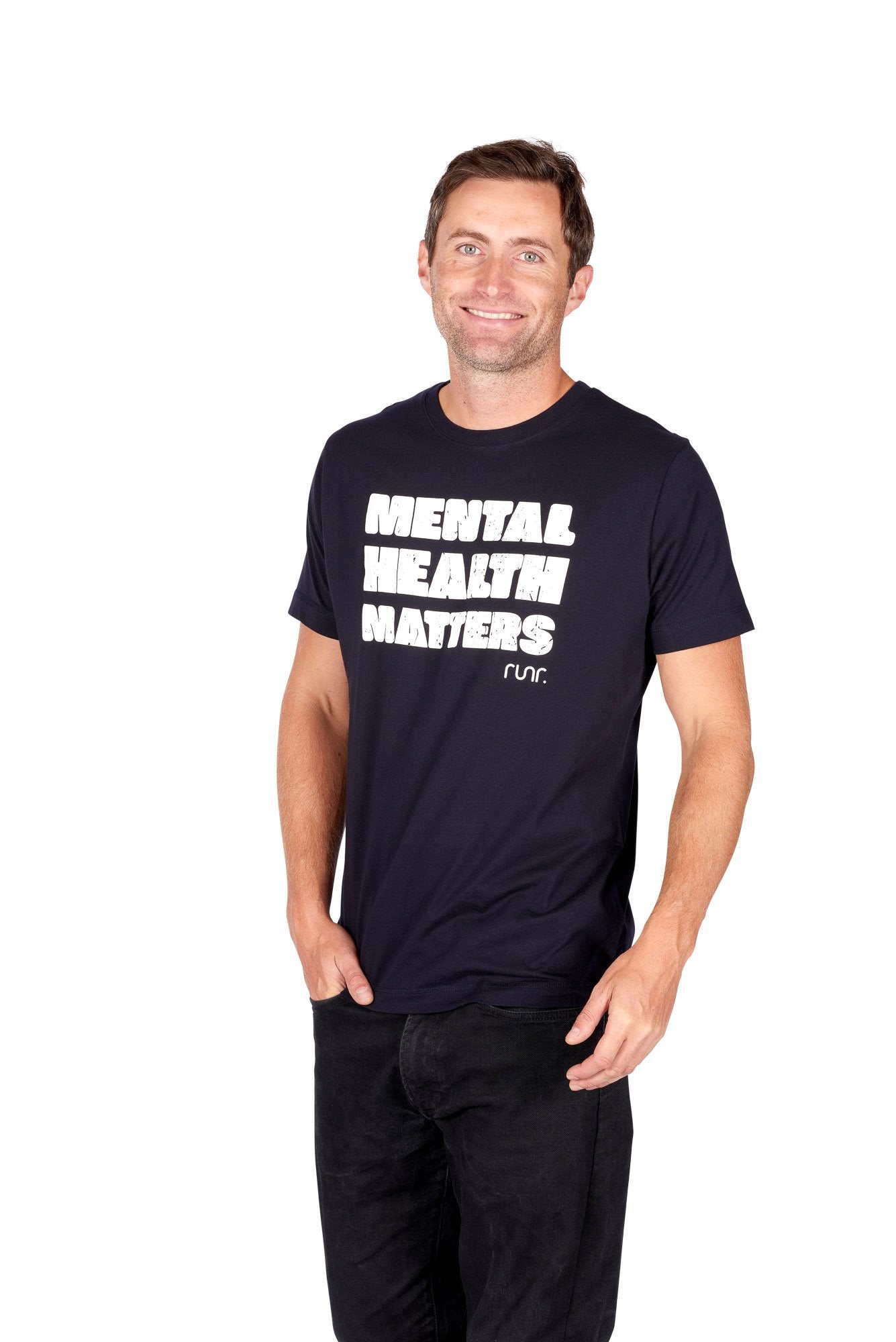 Men's Mental Health Matters T-Shirt - Navy
