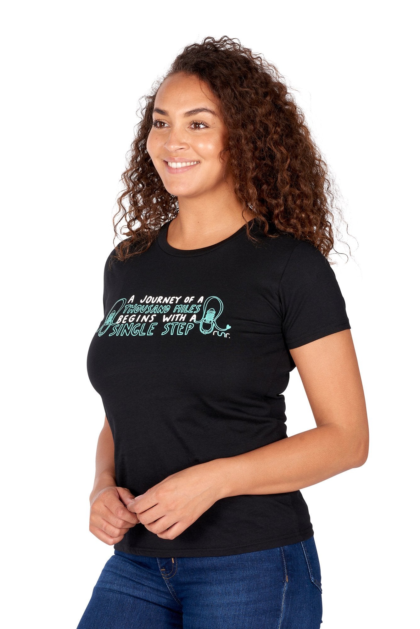 Women's Thousand Miles Runr T-Shirts - black