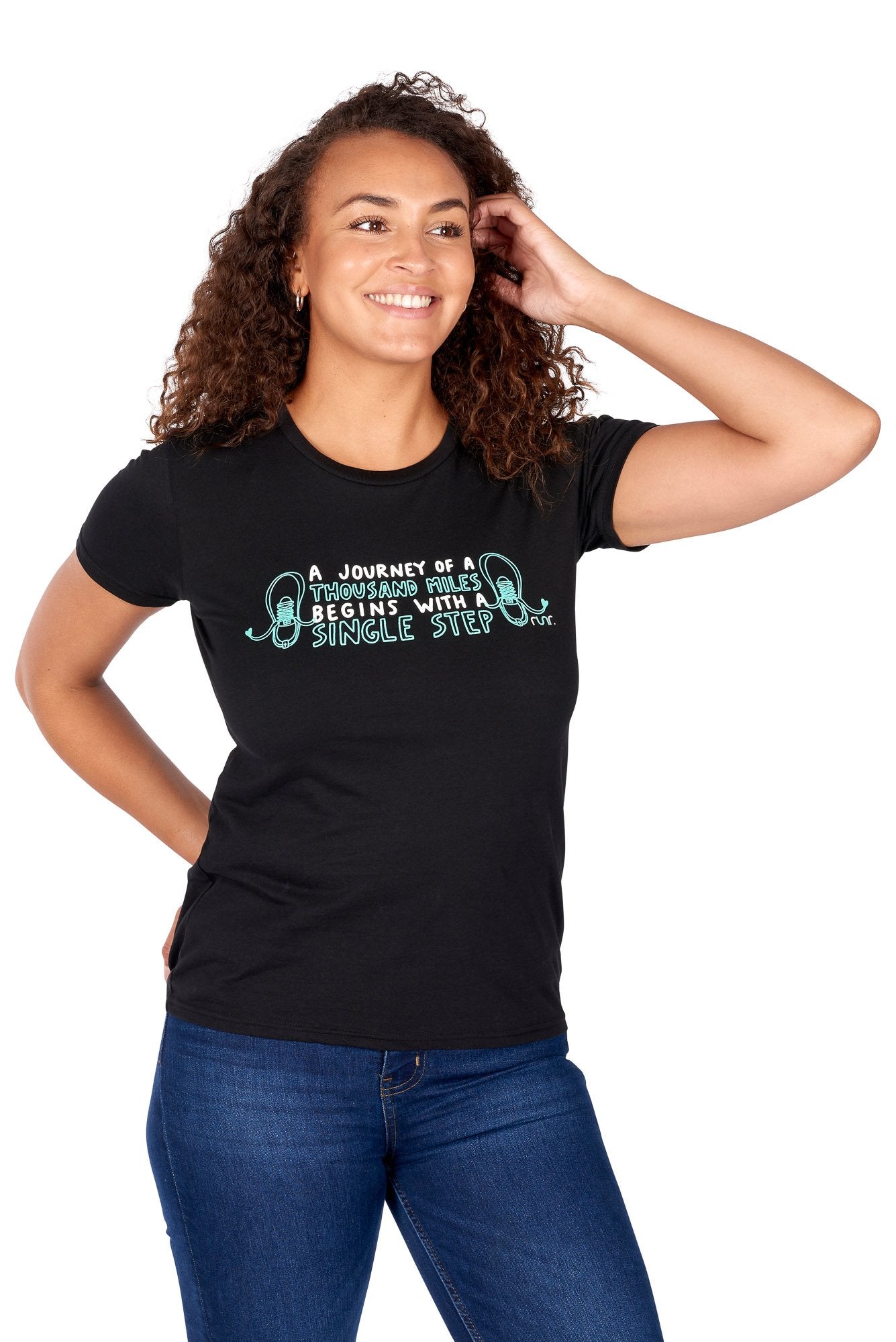 Women's Thousand Miles Runr T-Shirts - black