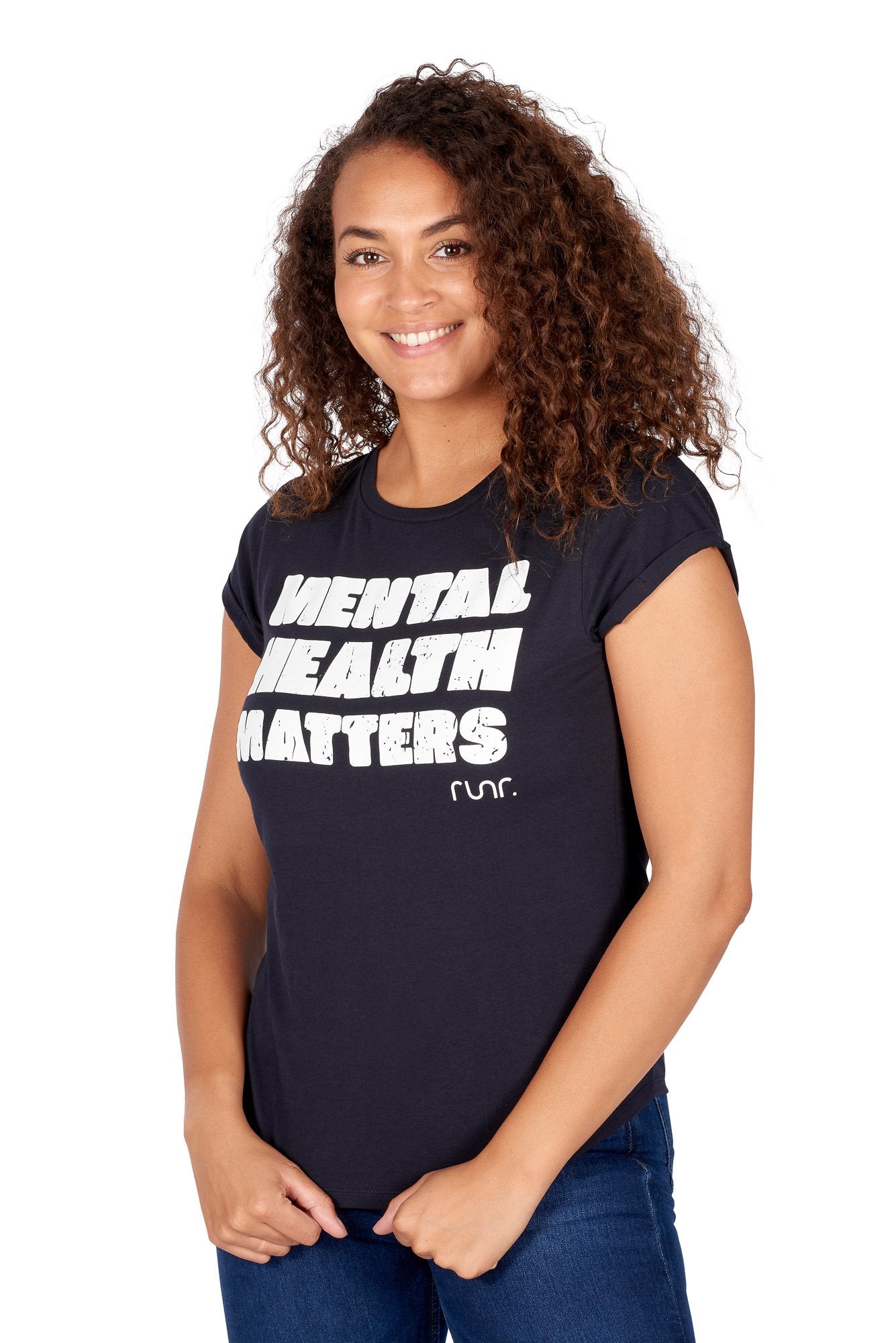 Women's Mental Health Matters T-Shirt - Navy