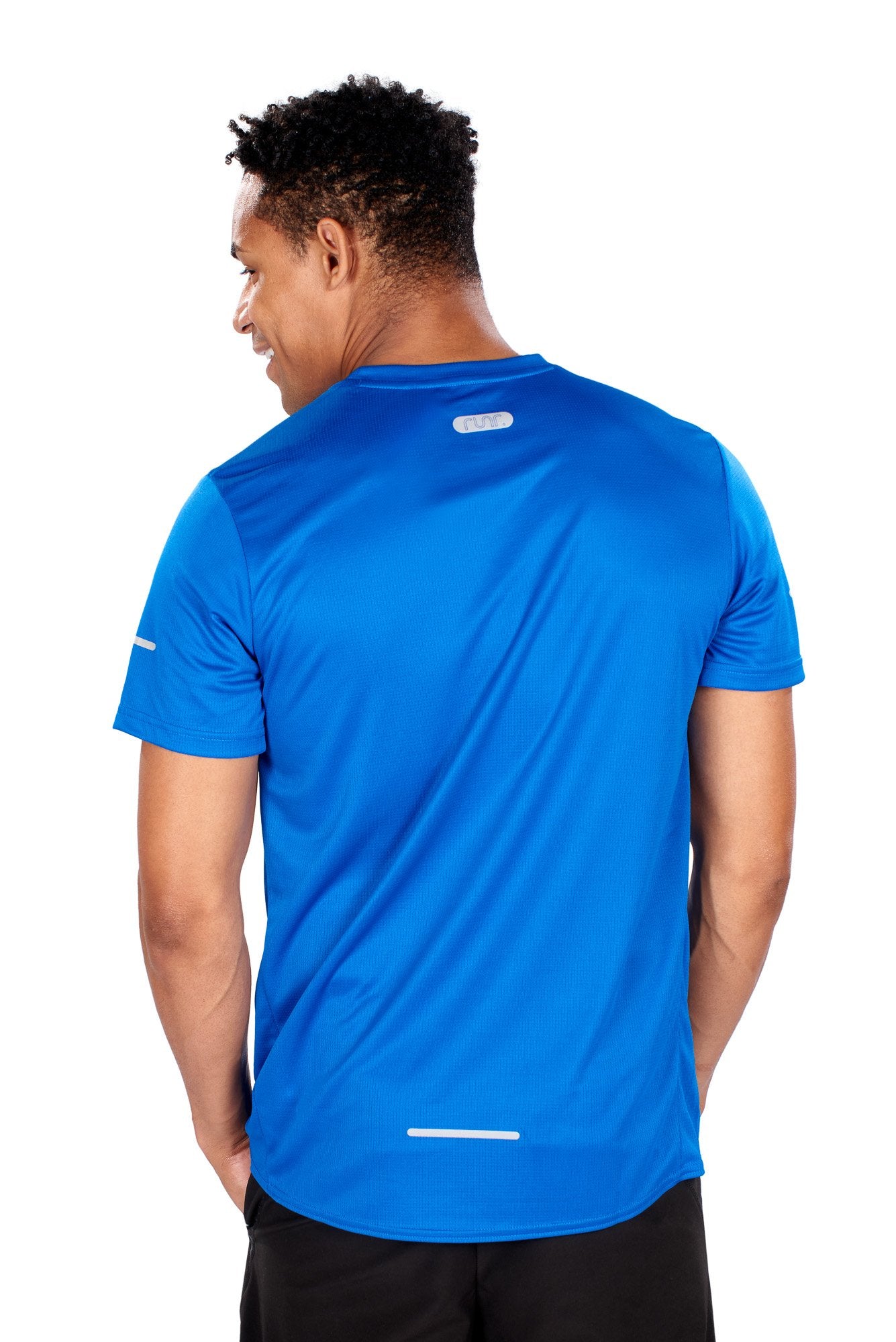 Men's EcoTek Runr Technical T-Shirt - Electric Blue