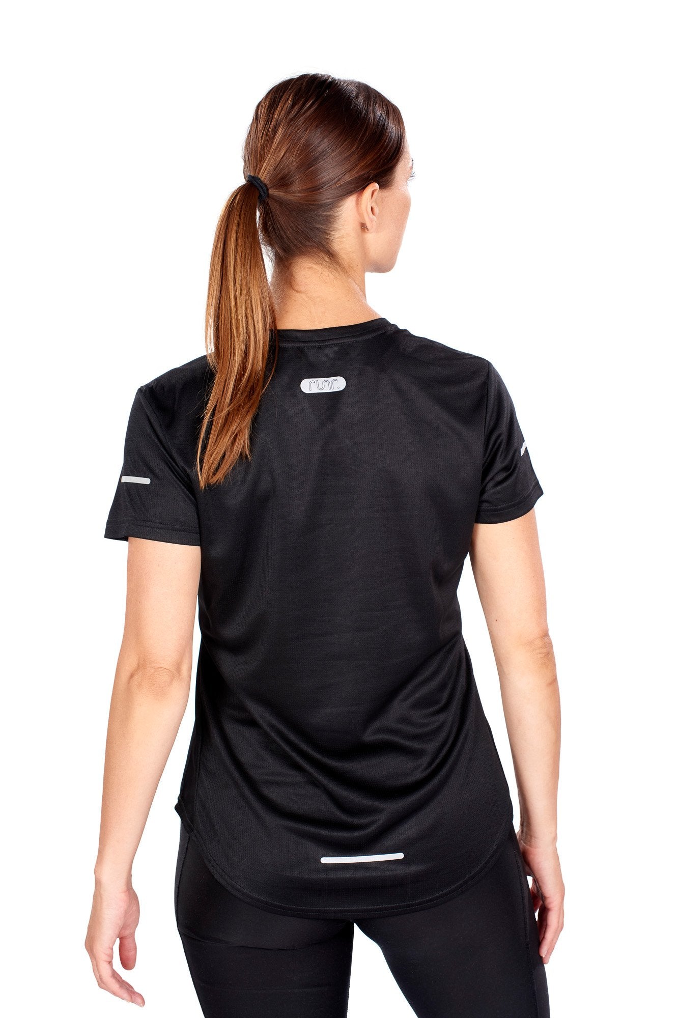 Women's EcoTek Runr Technical T-Shirt - Black