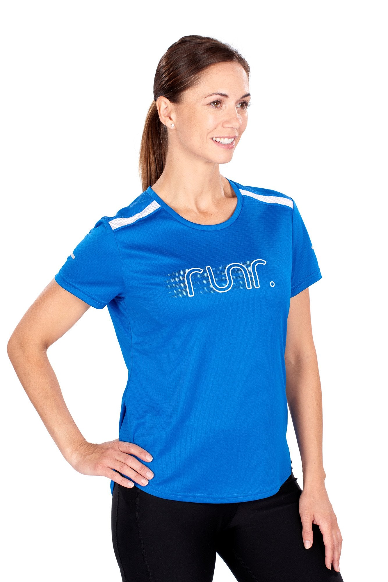 Women's EcoTek Runr Technical T-Shirt - Electric Blue