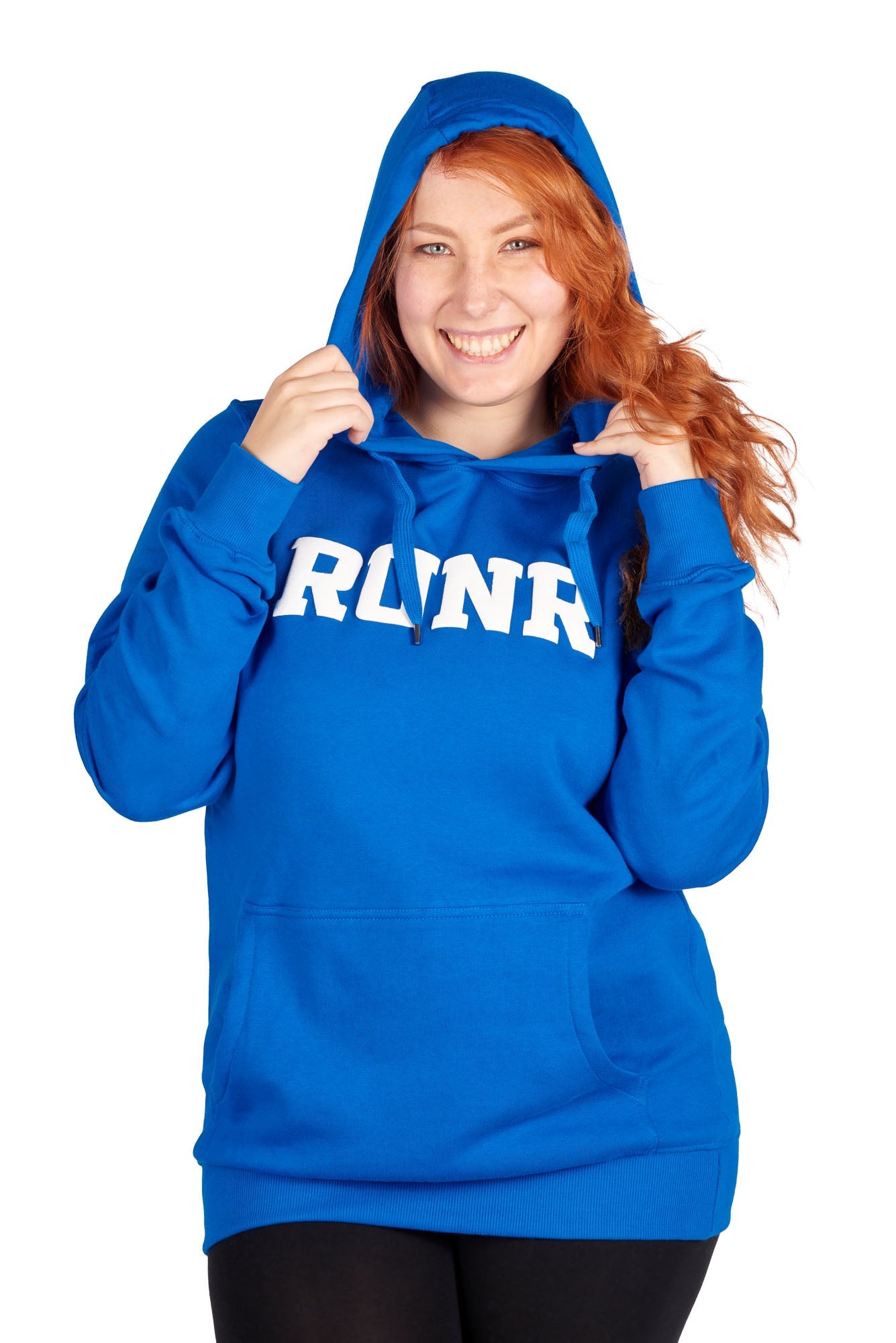 Women's Athletic Blue Organic Runr Hoodie