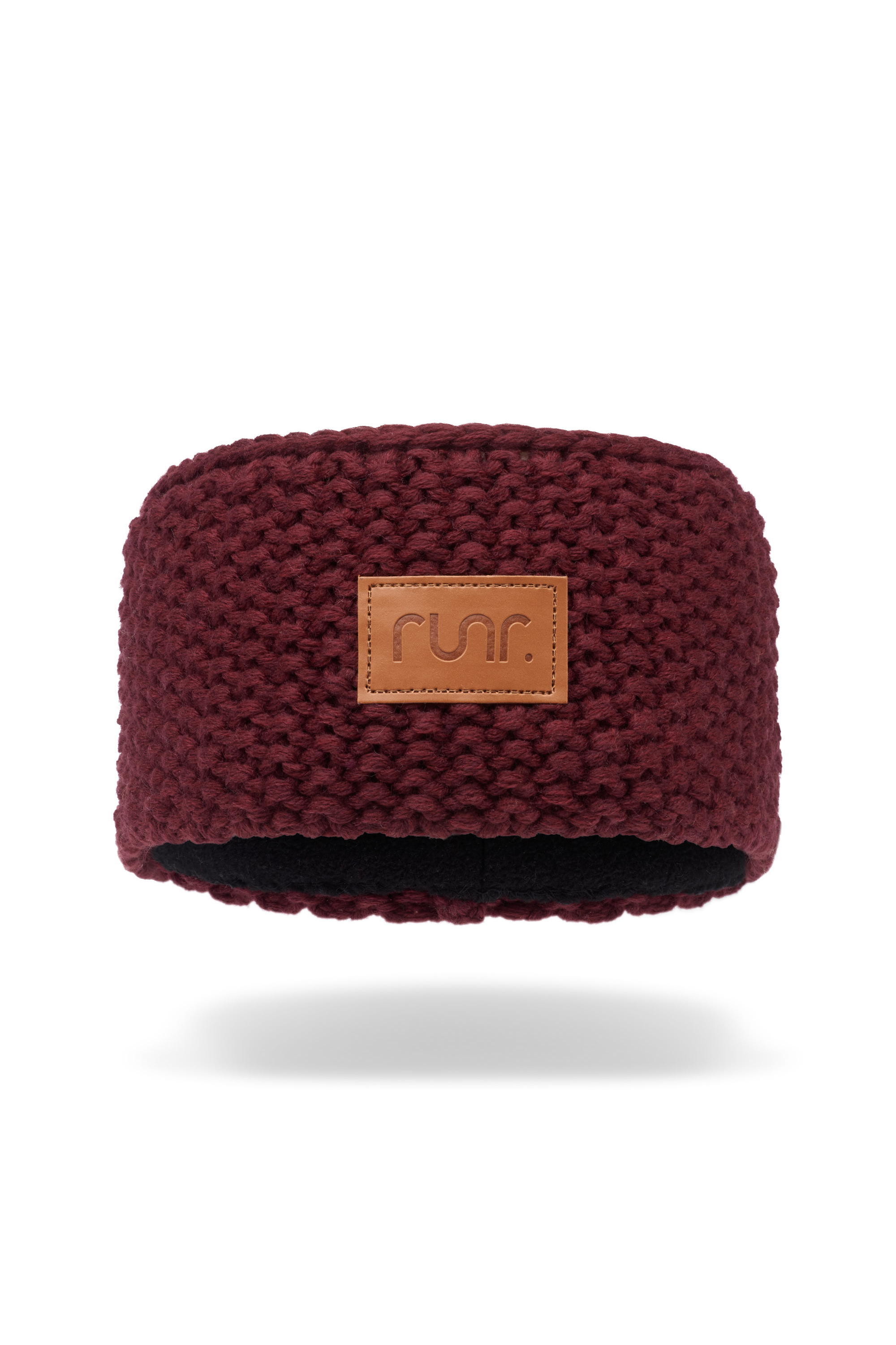 Runr Banff Headband With Faux Leather Label