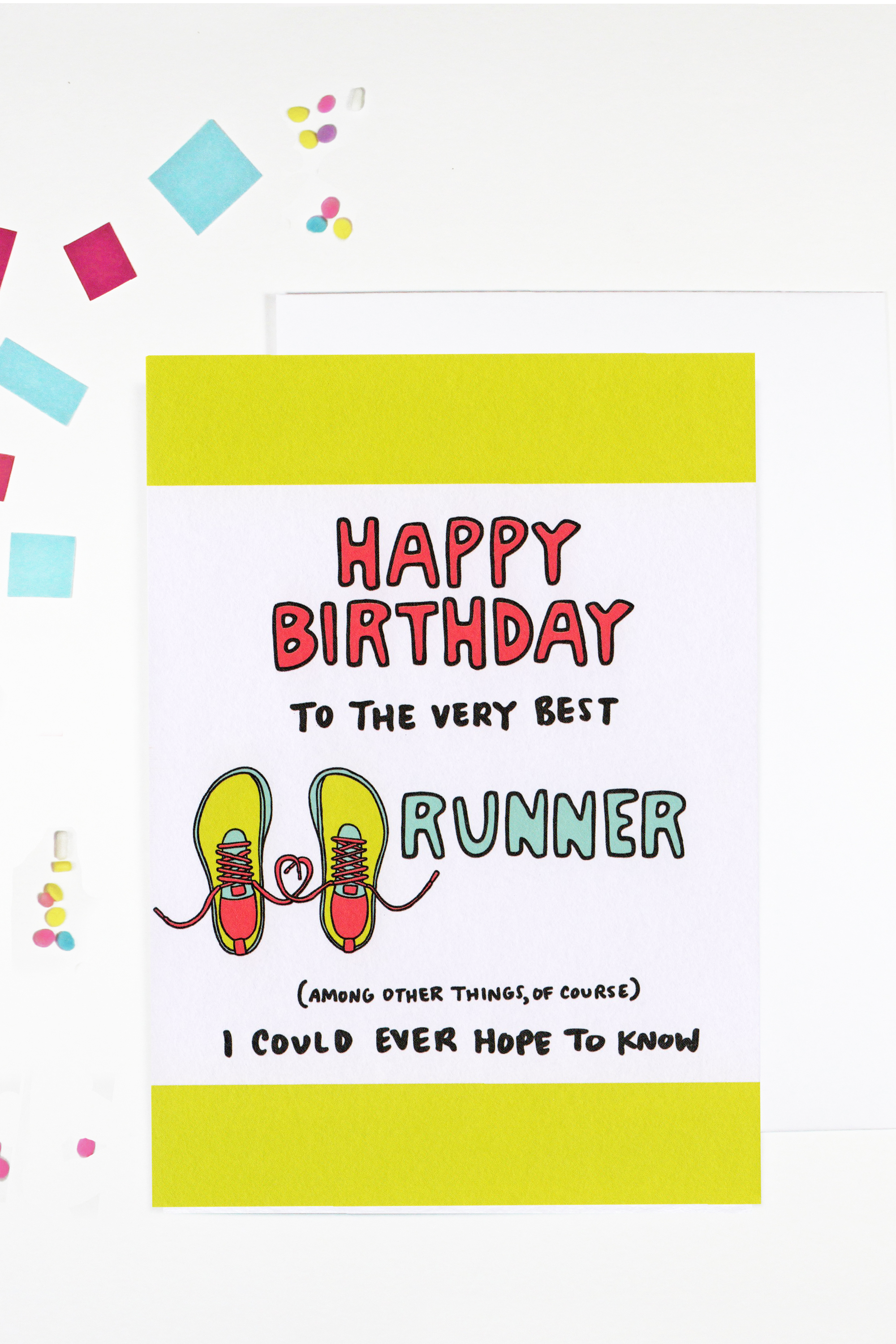 Happy Birthday Runner Birthday Card