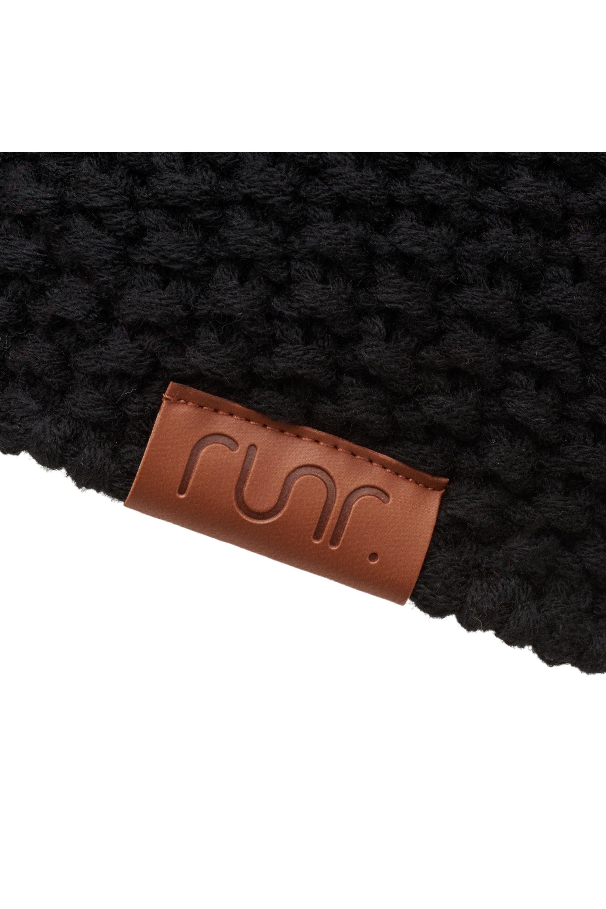 Runr Lake Louise Headband with faux leather tag