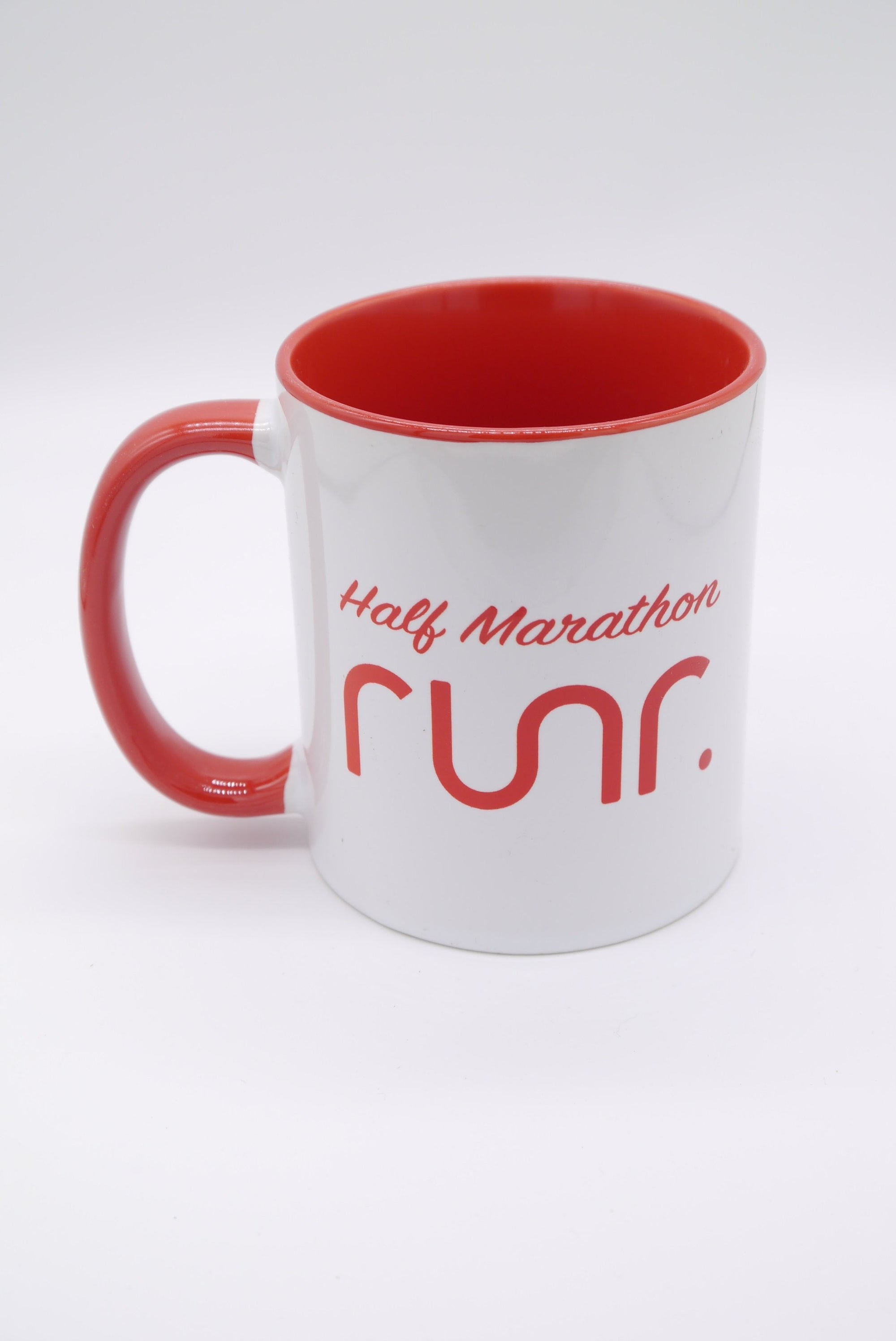 Half Marathon Runr Mug in red
